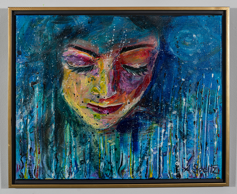 Cosmic Woman (16 x 20 - acrylic on canvas), A. Speltz, NFS