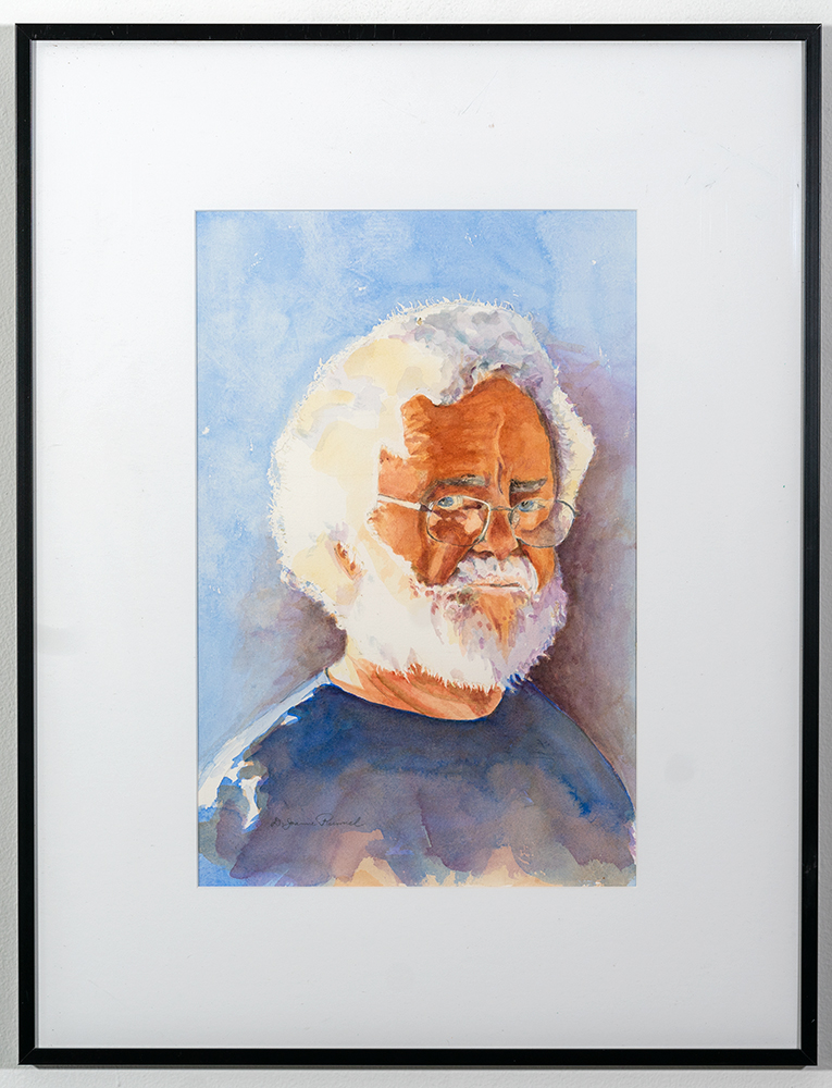 D. JOANNE RUMMEL - 'Solitary Senior' - Watercolor - 26 x 20.5 - $375