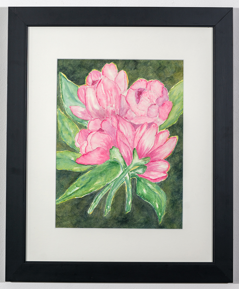 PAT YOCKEY - 'Magnolias' - Watercolor - 23 x 19 - $150