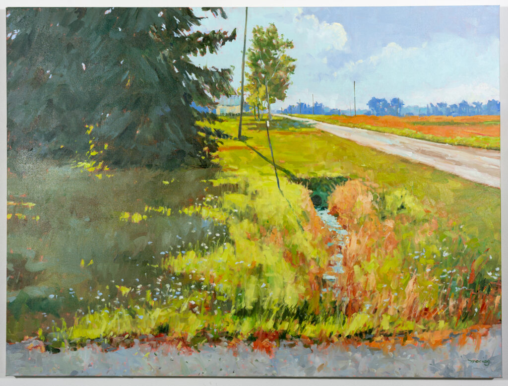 ALAN MACIAG - Looking East - Oil on Canvas - 48x36.25 - $2950