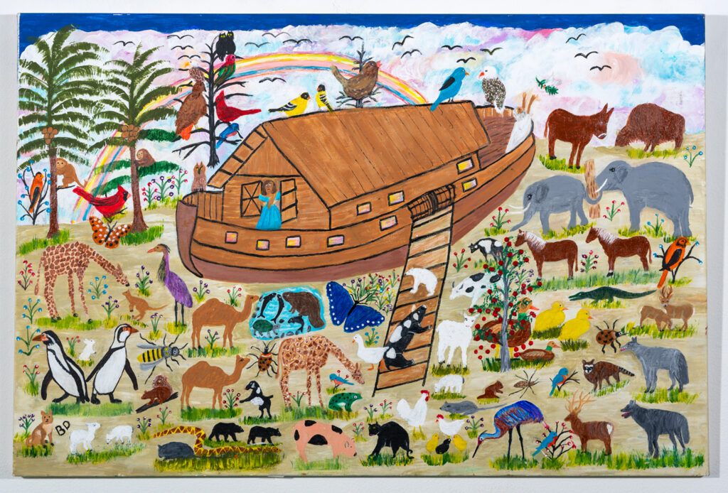 BETTY DRAVES - Noah's Ark - Acrylic - 36x24 - NFS