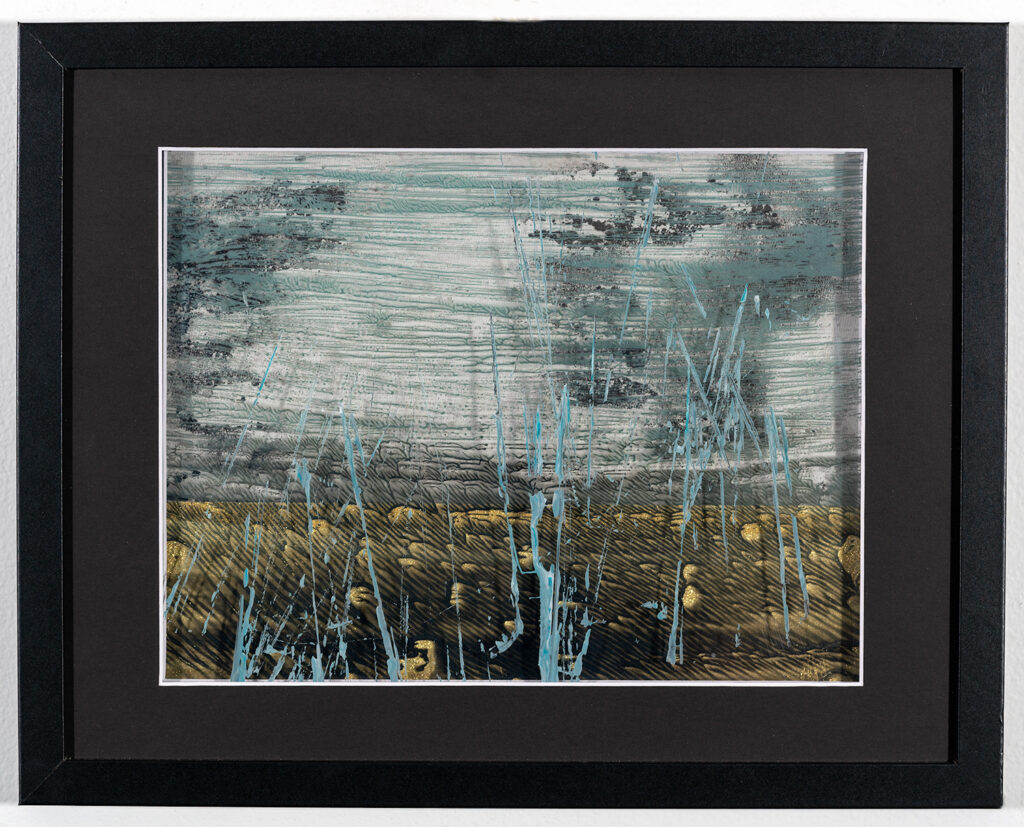DAN SMITH - Fractured Landscape - Acrylic, Mixed Media - 12 x 15 - $110