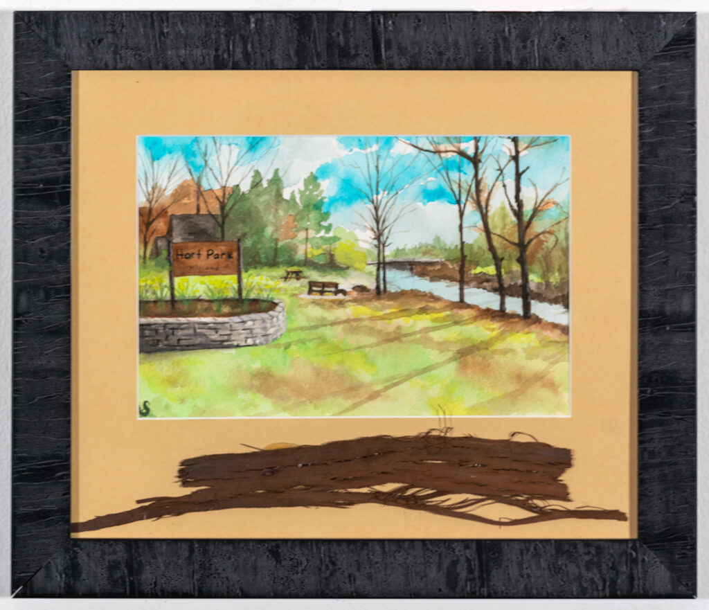 STEPHANIE RICHARDSON - Hart Park - Watercolor - 14 x 11 - NFS
