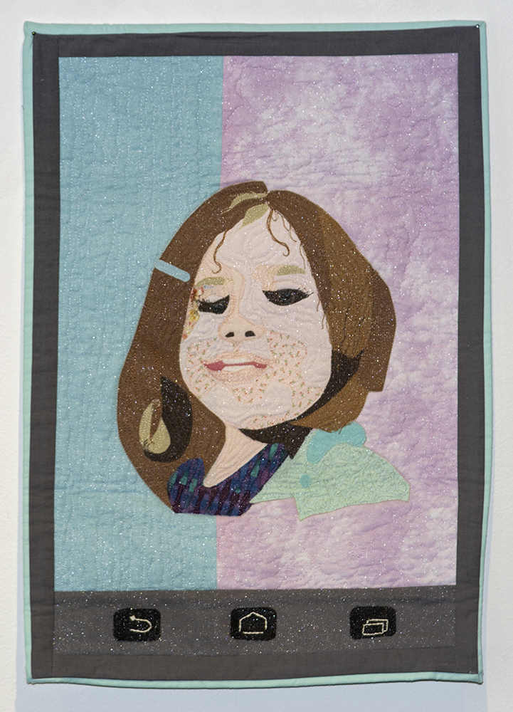 MARCIA STREETER	‘Hi Grandma’	Designed, Pieced and Quilted	21 ¼ x 15 ¼	$40