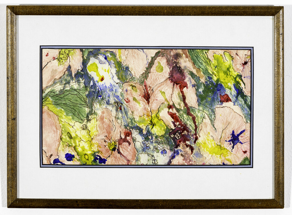 PAT YOCKEY - Abstraction - Acrylic - 10.75x14.75 - $150