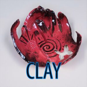 Clay Button Text