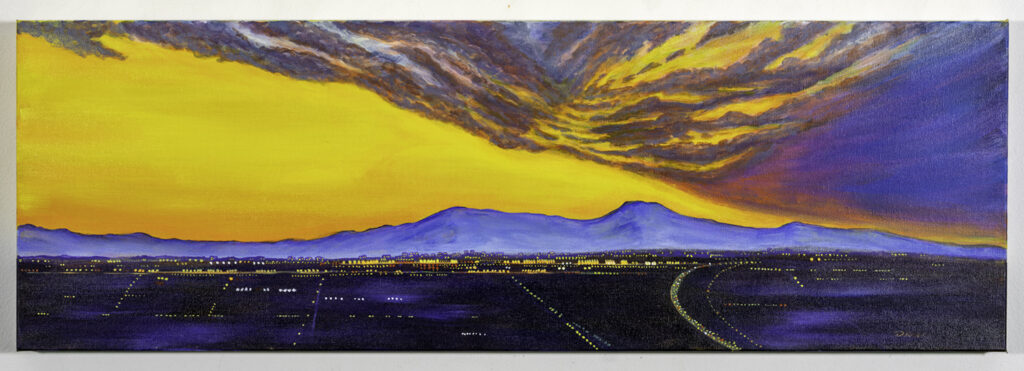 DENVER WILSON - Secret Sunset - Acrylic - 12 x 36 - $2,000