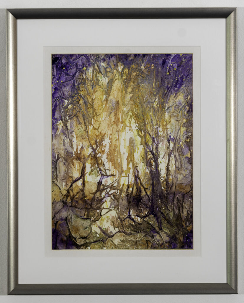 DIANE CLISE - A Walk in the Woods - Mixed Media - 21.25 x 17.25 - NFS