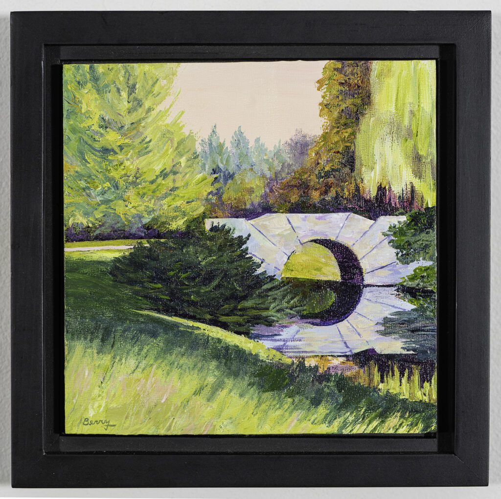 VICKI L. BERRY - The Sun Bridge - Acrylic - 10 x 10 - $120